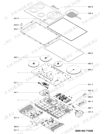 Схема №1 KHIS7720I2 (F091745) с изображением Наставление для духового шкафа Indesit C00351365