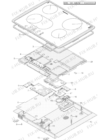 Схема №1 KTI7024OIX (F028077) с изображением Инструкция по эксплуатации для духового шкафа Indesit C00095699