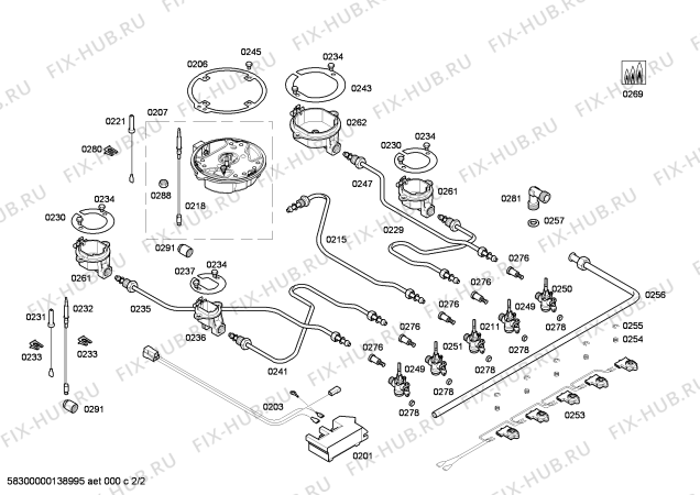 Взрыв-схема плиты (духовки) Bosch PCQ715B80E ENC.PCQ715B80E 4G+1W BO70F IH5 - Схема узла 02