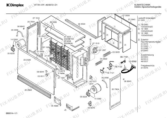 Схема №1 46/0072 VF701-HY с изображением Передняя часть корпуса для стиралки Bosch 00232336