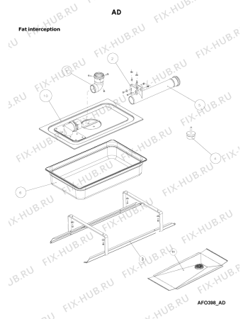 Схема №19 AFO 385 с изображением Крышечка для комплектующей Whirlpool 483286011508