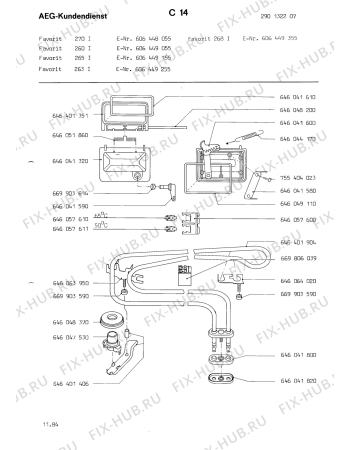 Взрыв-схема посудомоечной машины Aeg ELECTRONIC 268 I - Схема узла Section6