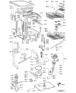 Схема №2 GSF 1688/1 WS с изображением Блок управления для электропосудомоечной машины Whirlpool 481221838257
