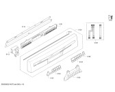 Схема №5 3VS704BA 9,5 litros A++ - tp3 с изображением Передняя панель для посудомойки Bosch 11003582
