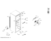 Схема №3 3FSW2300 с изображением Дверь морозильной камеры для холодильника Bosch 00687847