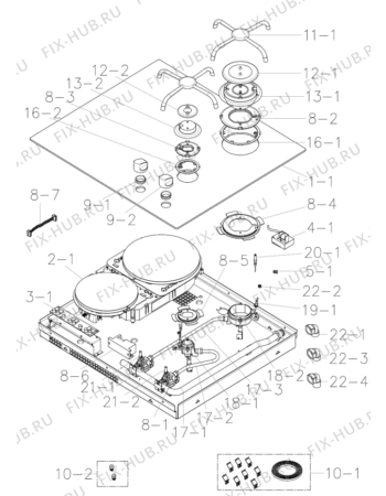 Схема №1 MIG623FC (319712, VH4770129F) с изображением Пламярассекатель для духового шкафа Gorenje 372674