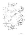 Схема №1 MEW5524AS с изображением Дверка для электропечи Whirlpool 481010683919