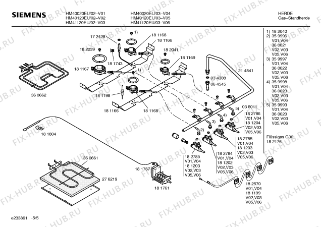 Схема №4 HSF142CEU с изображением Термоэлемент для духового шкафа Siemens 00184006