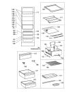 Схема №1 ERB39300X8 с изображением Полка для холодильника Electrolux 2081847069