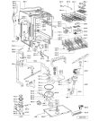 Схема №2 ADG 9020 с изображением Панель для посудомойки Whirlpool 480140101342