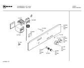 Схема №4 B1910W0GB с изображением Панель управления для плиты (духовки) Bosch 00299097