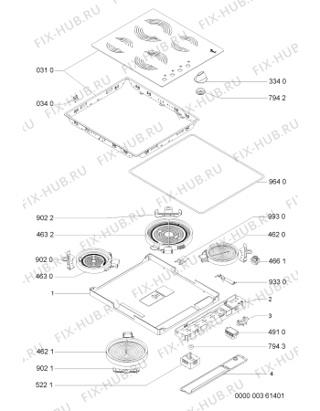 Схема №1 AKM 907/NE с изображением Втулка для электропечи Whirlpool 481244039127