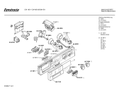 Схема №6 CW19510SI CW1951 с изображением Панель управления для стиральной машины Bosch 00274000