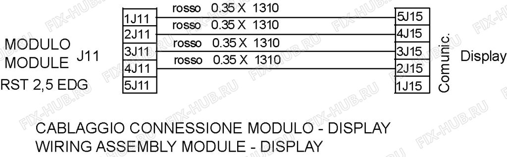 Большое фото - Электролиния для стиральной машины Indesit C00261181 в гипермаркете Fix-Hub