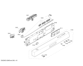 Схема №5 3VS931BAD с изображением Панель управления для электропосудомоечной машины Bosch 00668024