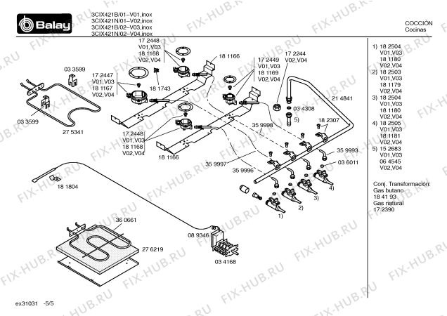 Схема №5 3CIX411N с изображением Кронштейн для электропечи Bosch 00419783