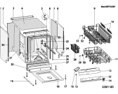 Схема №3 DI450AC (F040241) с изображением Панель управления для посудомоечной машины Indesit C00145713