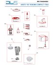 Схема №1 ROBOMIX COMPACT (with Blender and Juicer Extractor) с изображением Всякое для кухонного комбайна ARIETE AT6015528200