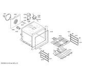 Схема №4 BO211130 с изображением Панель управления для электропечи Bosch 00642585
