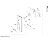 Схема №3 CN261152 с изображением Панель для свч печи Bosch 12012673