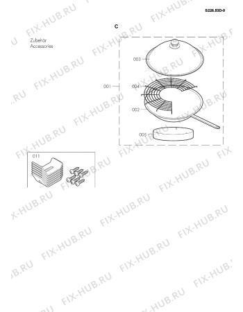 Схема №3 ETWI 6310 с изображением Втулка для духового шкафа Whirlpool 480121104344