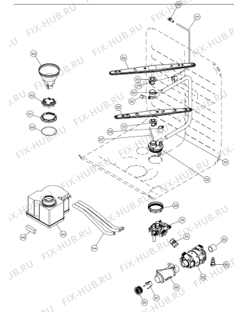 Взрыв-схема посудомоечной машины Gorenje EDFUD141 EU   -Titanium FI #327325031 (336834, DW20.3) - Схема узла 03