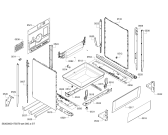 Схема №5 HCE754823 с изображением Фронтальное стекло для плиты (духовки) Bosch 00770811