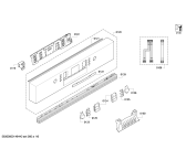 Схема №6 SMD86M62DE с изображением Набор кнопок для посудомойки Bosch 00620070