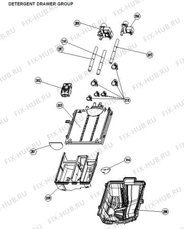 Взрыв-схема стиральной машины Upo WF5120   -Frontloader (171213, V10001001) - Схема узла 05