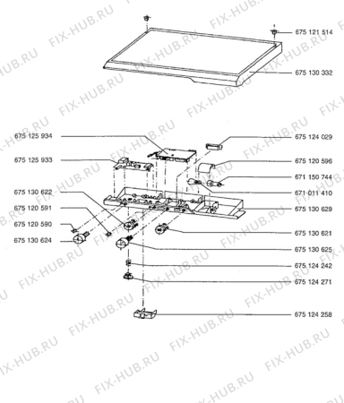 Взрыв-схема холодильника Aeg A2792-1GA - Схема узла Furniture