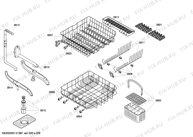 Схема №4 3VS553BD с изображением Панель управления для посудомоечной машины Bosch 00662473