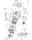 Схема №1 AWG 852 с изображением Ручка (крючок) люка для стиралки Whirlpool 481249878175