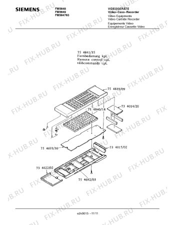 Схема №10 FM5628 с изображением Валик Siemens 00733645