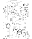 Схема №2 AWO/D 10661 с изображением Блок управления для стиральной машины Whirlpool 480111101278