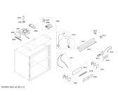 Схема №3 HSN244060W с изображением Внутренняя дверь для стерилизатора Bosch 00667384