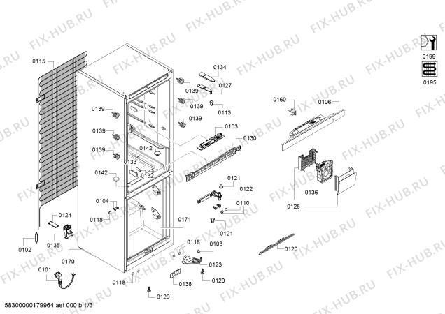 Схема №2 KGE36EW42 Bosch с изображением Инвертор для холодильника Bosch 00754920