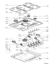 Схема №1 LPR 970 с изображением Конфорка для плиты (духовки) Whirlpool 481236078116