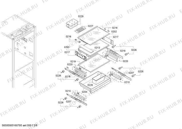 Схема №5 RB289203CN Gaggenau с изображением Соединительный кабель для холодильника Bosch 12005630