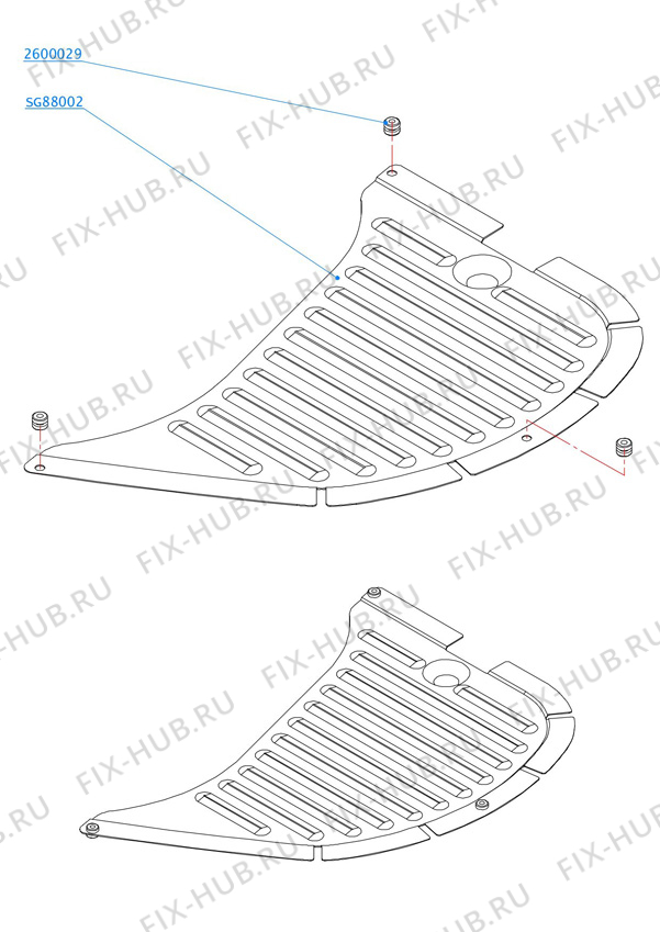 Большое фото - Запчасть для электропечи Electrolux 1053114920 в гипермаркете Fix-Hub