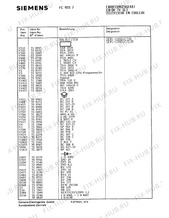 Взрыв-схема телевизора Siemens FC9337 - Схема узла 05