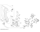 Схема №4 S41M50B3EU с изображением Передняя панель для посудомоечной машины Bosch 00705106