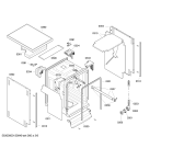 Схема №5 DRS4502 с изображением Передняя панель для электропосудомоечной машины Bosch 00666546