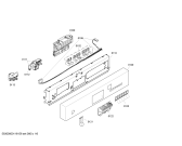 Схема №5 SE24M261EU с изображением Передняя панель для посудомойки Siemens 00449514