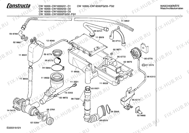 Схема №4 CW14000FG CW140 с изображением Ручка выбора программ для стиральной машины Bosch 00056780