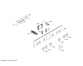 Схема №7 HGD74W255N с изображением Столешница для плиты (духовки) Bosch 00711979