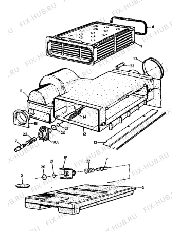 Взрыв-схема комплектующей Marijnen CMK12RD - Схема узла Functional parts