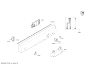 Схема №6 SMS20E02TR с изображением Панель управления для посудомойки Bosch 00705512