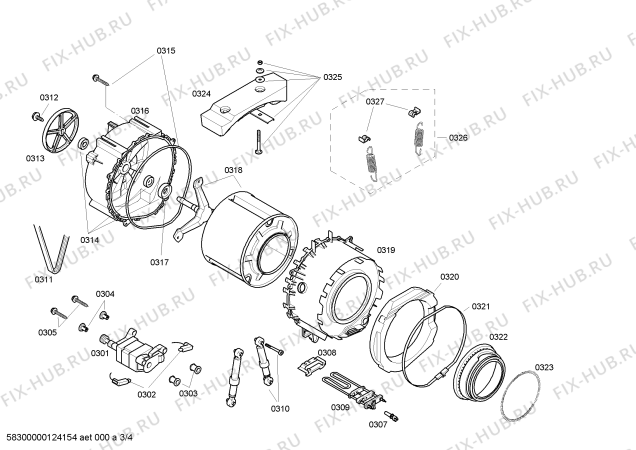 Схема №3 WM16E160NL с изображением Панель управления для стиралки Siemens 00449813