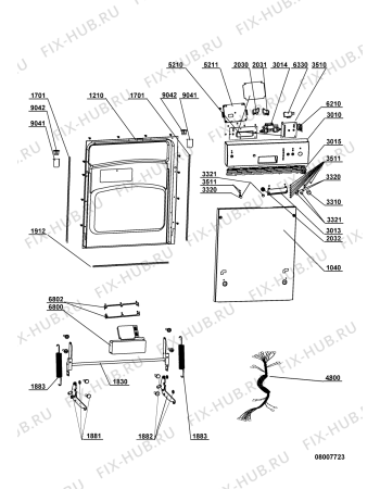 Схема №2 ADG 555 NB с изображением Панель для посудомоечной машины Whirlpool 480140101453