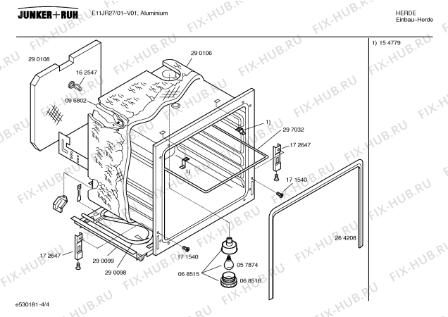 Схема №3 E11JR27 с изображением Ручка управления духовкой для электропечи Bosch 00183056
